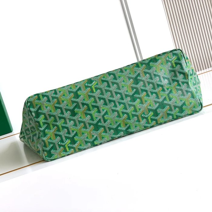 GOYARD 6603 キャンバス、レザー ショルダーバッグ、ハンドバッグ キャンバス、レザー、大 サイズ:47/34×27×14cm