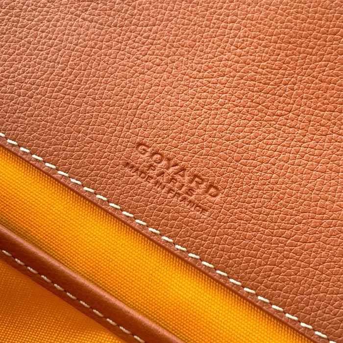 GOYARD 020183 キャンバス ブラウン 斜め掛けバッグ、ハンドバッグ キャンバス、中 29x23cm サイズ:29x23cm