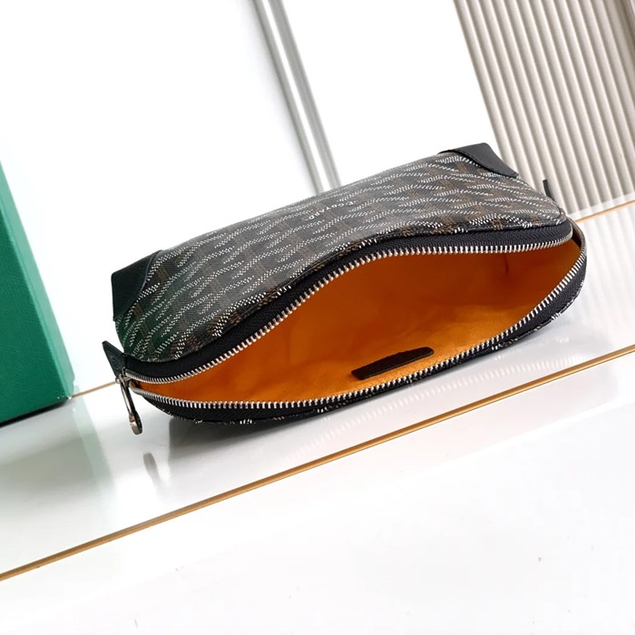 GOYARD 6107 レザー ブラック ハンドバッグ、ハンドバッグ ヴァンドーム、レザー、クラシック 18x13.5cm サイズ:18x13.5cm