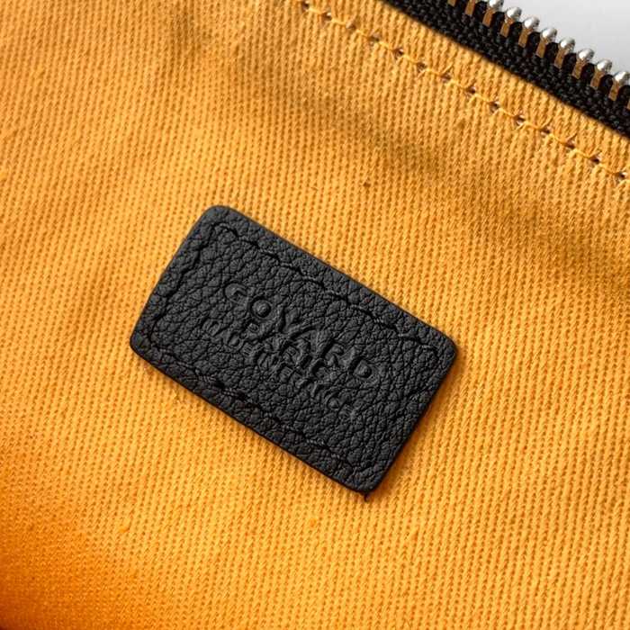 GOYARD 6107 レザー ブラック ハンドバッグ、ハンドバッグ ヴァンドーム、レザー、クラシック 18x13.5cm サイズ:18x13.5cm