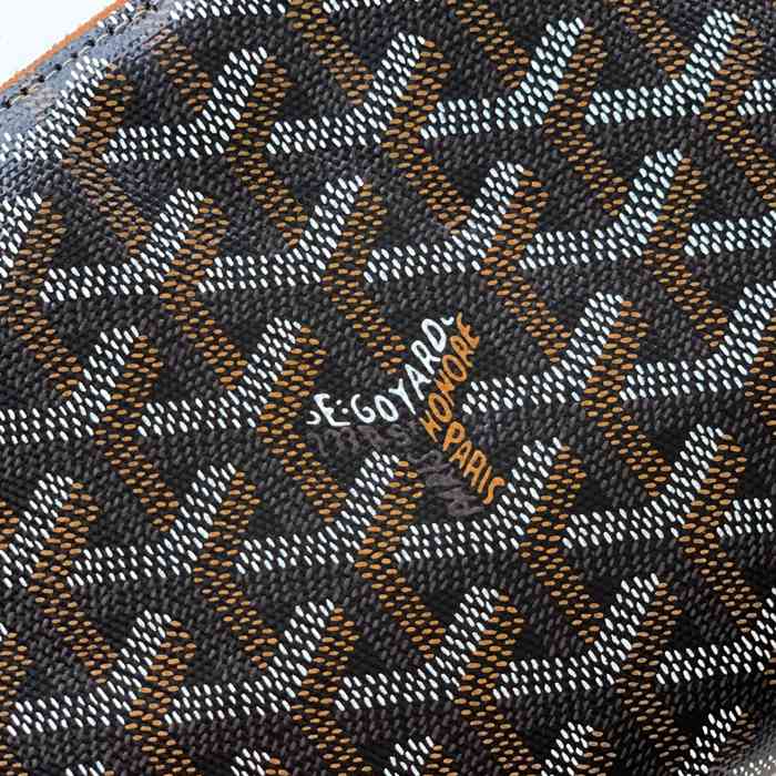 GOYARD 6107 レザー ブラウン ハンドバッグ、ハンドバッグ ヴァンドーム、レザー、クラシック 18x13.5cm サイズ:18x13.5cm