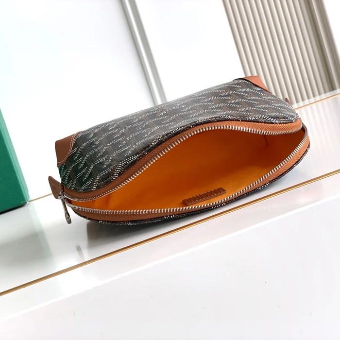 GOYARD 6107 レザー ブラウン ハンドバッグ、ハンドバッグ ヴァンドーム、レザー、クラシック 18x13.5cm サイズ:18x13.5cm
