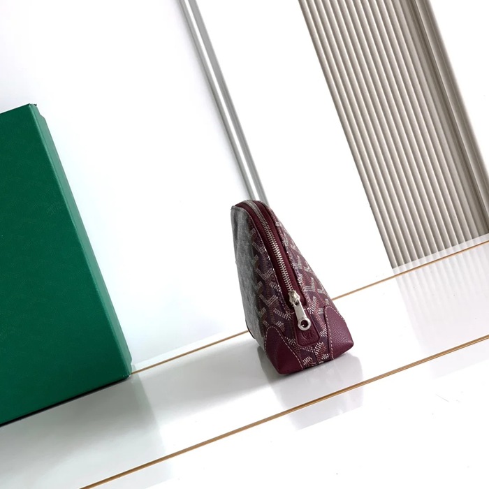 GOYARD 6107 レザー ワインレッド ハンドバッグ、ハンドバッグ ヴァンドーム、レザー、クラシック 18x13.5cm サイズ:18x13.5cm