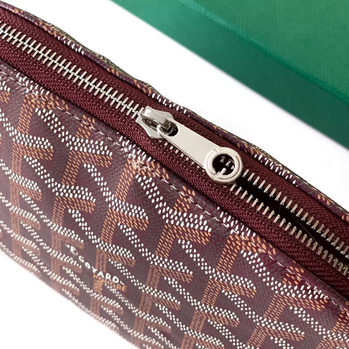 GOYARD 6107 レザー ワインレッド ハンドバッグ、ハンドバッグ ヴァンドーム、レザー、クラシック 18x13.5cm サイズ:18x13.5cm