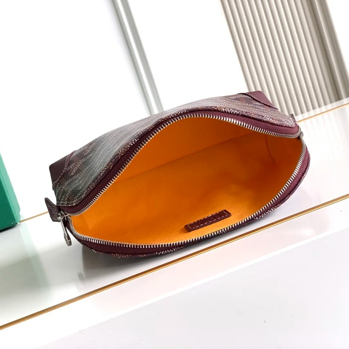 GOYARD 6107 レザー ワインレッド ハンドバッグ、ハンドバッグ ヴァンドーム、レザー、クラシック 18x13.5cm サイズ:18x13.5cm