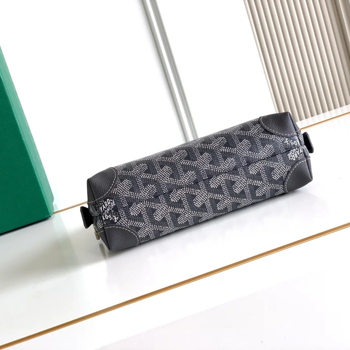 GOYARD 6107 レザー グレー ハンドバッグ、ハンドバッグ ヴァンドーム、レザー、クラシック 18x13.5cm サイズ:18x13.5cm