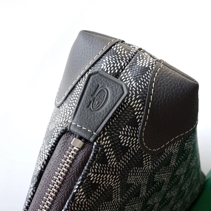 GOYARD 6107 レザー グレー ハンドバッグ、ハンドバッグ ヴァンドーム、レザー、クラシック 18x13.5cm サイズ:18x13.5cm