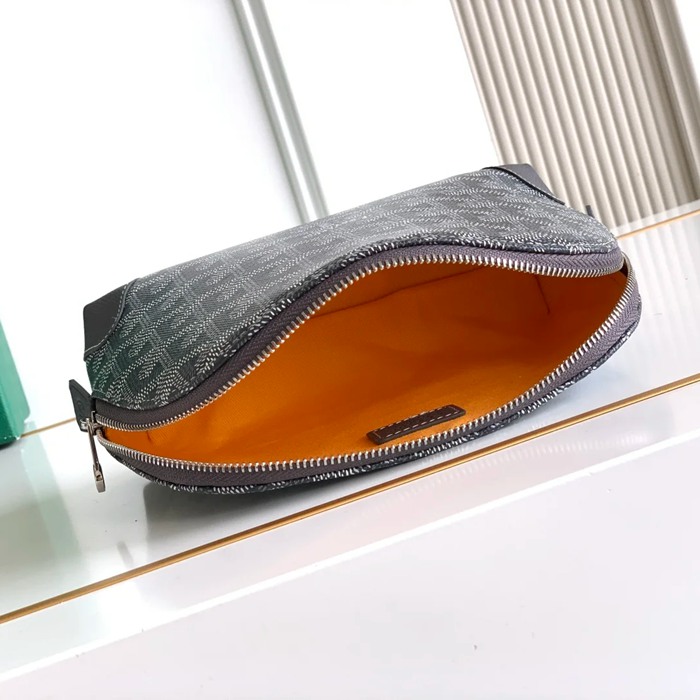 GOYARD 6107 レザー グレー ハンドバッグ、ハンドバッグ ヴァンドーム、レザー、クラシック 18x13.5cm サイズ:18x13.5cm