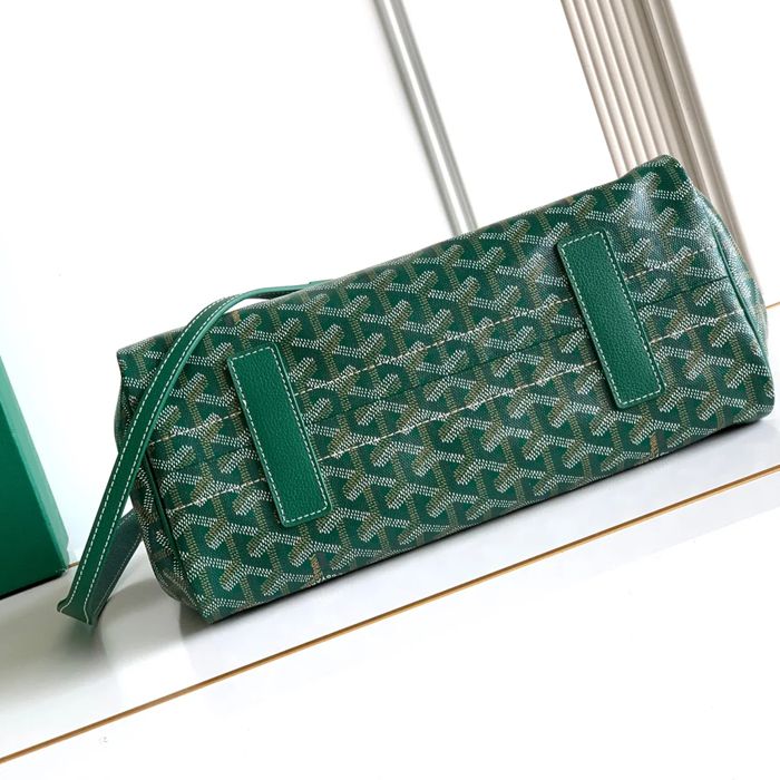 GOYARD 6685 レザー グリーン ハンドバッグ ルエット、レザー 31x23x14cm サイズ:31x23x14cm