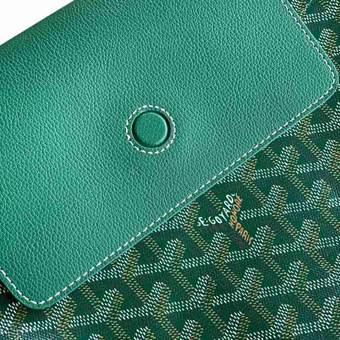 GOYARD 6685 レザー グリーン ハンドバッグ ルエット、レザー 31x23x14cm サイズ:31x23x14cm