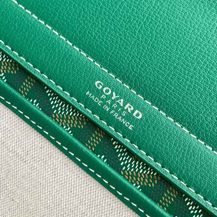 GOYARD 6685 レザー グリーン ハンドバッグ ルエット、レザー 31x23x14cm サイズ:31x23x14cm