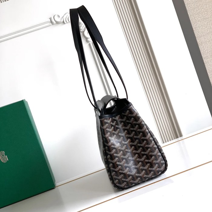 GOYARD 6685 レザー ブラック ハンドバッグ ルエット、レザー 31x23x14cm サイズ:31x23x14cm