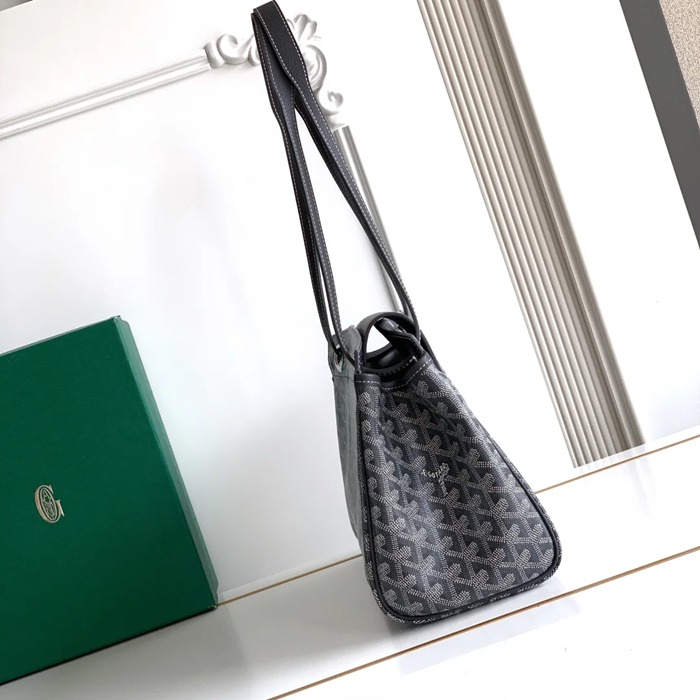 GOYARD 6685 レザー グレー ハンドバッグ ルエット、レザー 31x23x14cm サイズ:31x23x14cm