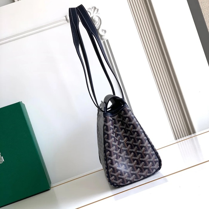 GOYARD 6685 レザー ブルー ハンドバッグ ルエット、レザー 31x23x14cm サイズ:31x23x14cm