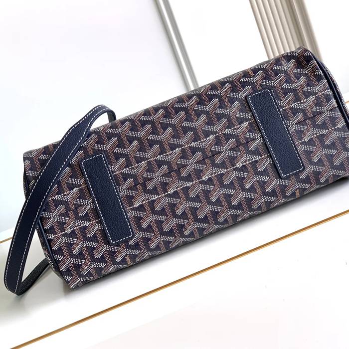 GOYARD 6685 レザー ブルー ハンドバッグ ルエット、レザー 31x23x14cm サイズ:31x23x14cm