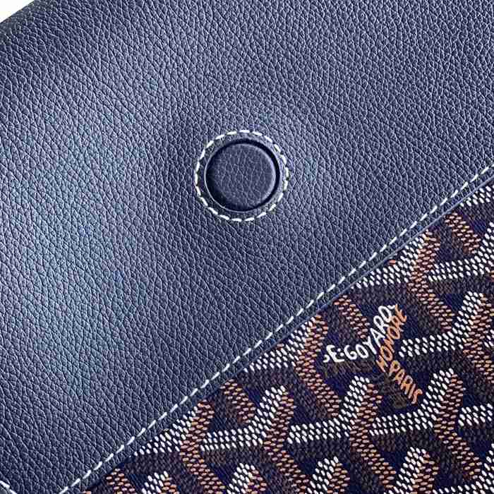 GOYARD 6685 レザー ブルー ハンドバッグ ルエット、レザー 31x23x14cm サイズ:31x23x14cm