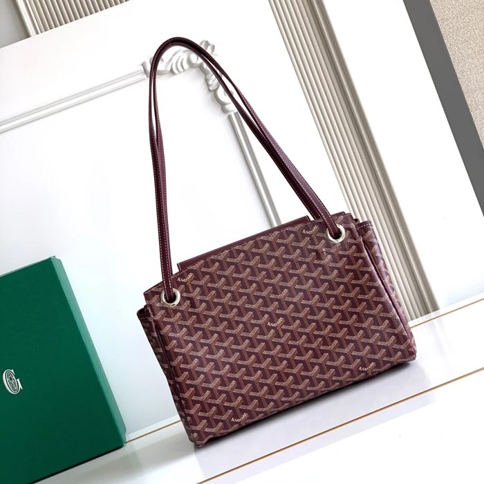 GOYARD 6685 レザー ワインレッド ハンドバッグ ルエット、レザー 31x23x14cm サイズ:31x23x14cm