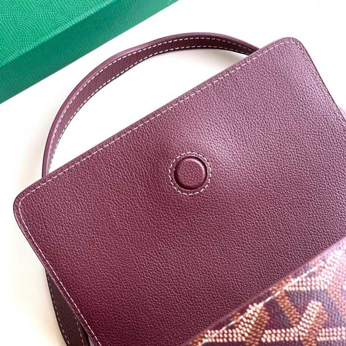 GOYARD 6685 レザー ワインレッド ハンドバッグ ルエット、レザー 31x23x14cm サイズ:31x23x14cm