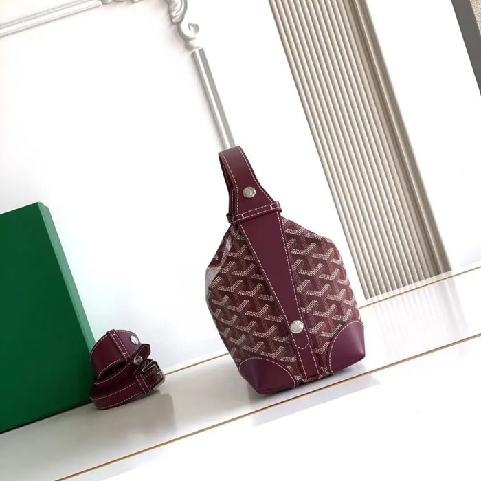 GOYARD 8031 ワインレッド 化粧ポーチ、ハンドバッグ ボーイング 24x13x12cm サイズ:24x13x12cm