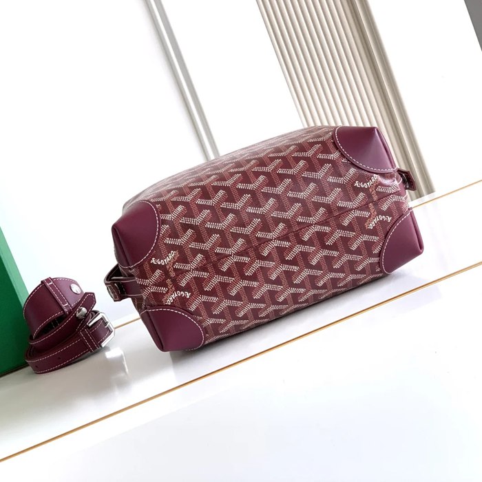 GOYARD 8031 ワインレッド 化粧ポーチ、ハンドバッグ ボーイング 24x13x12cm サイズ:24x13x12cm