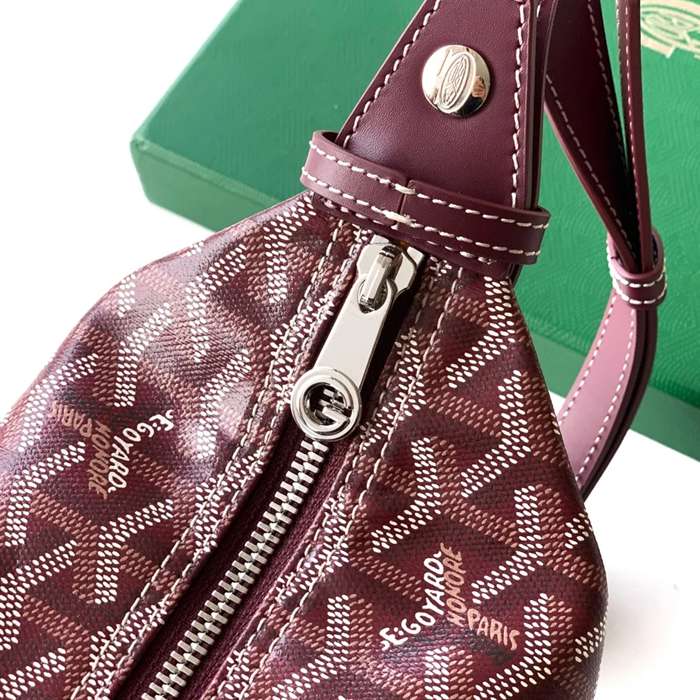 GOYARD 8031 ワインレッド 化粧ポーチ、ハンドバッグ ボーイング 24x13x12cm サイズ:24x13x12cm