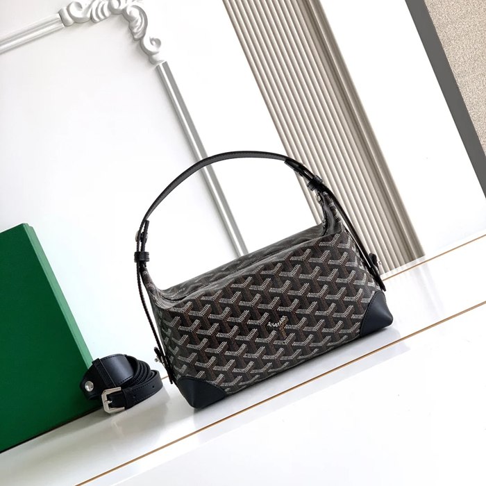 GOYARD 8031 ブラック 化粧ポーチ、ハンドバッグ ボーイング 24x13x12cm サイズ:24x13x12cm