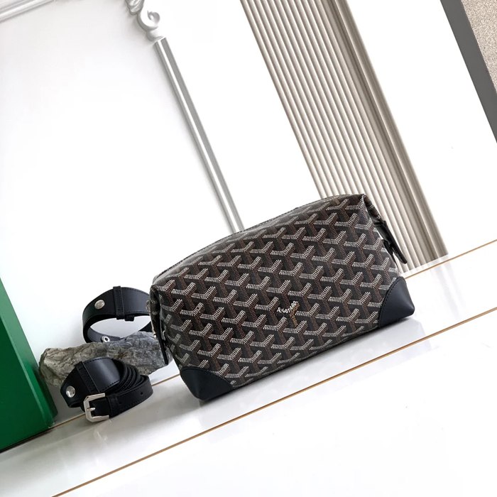 GOYARD 8031 ブラック 化粧ポーチ、ハンドバッグ ボーイング 24x13x12cm サイズ:24x13x12cm