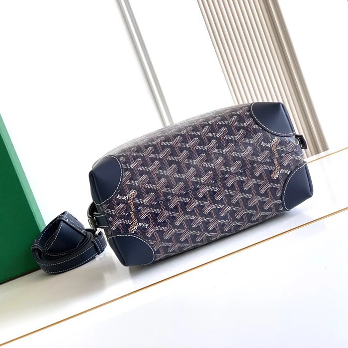 GOYARD 8031 ブルー 化粧ポーチ、ハンドバッグ ボーイング 24x13x12cm サイズ:24x13x12cm