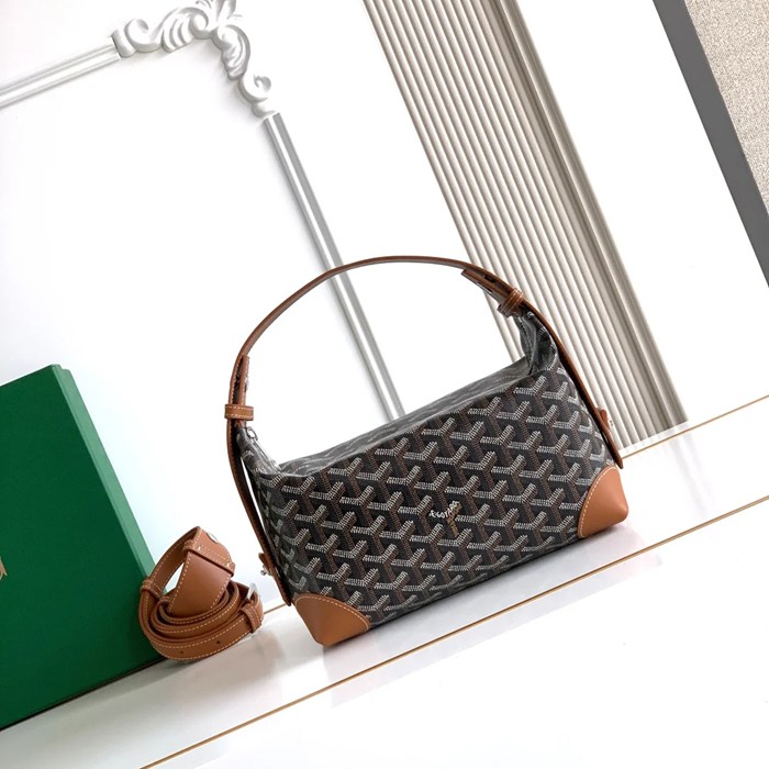 GOYARD 8031 ブラウン 化粧ポーチ、ハンドバッグ ボーイング 24x13x12cm サイズ:24x13x12cm