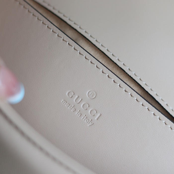 GUCCI 446744 レザー ピンク、ベージュ、ゴールド 斜め掛けバッグ、ショルダーバッグ、ハンドバッグ、財布、ハンドバッグ GG、マルモント、新作 22cm サイズ:23x14x6cm