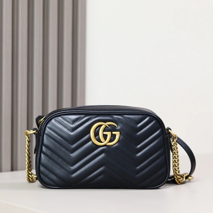 GUCCI 447632 ハンドバッグ GG、マルモント 24x13cm サイズ:24x13cm