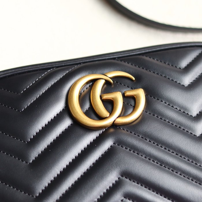 GUCCI 447632 ハンドバッグ GG、マルモント 24x13cm サイズ:24x13cm
