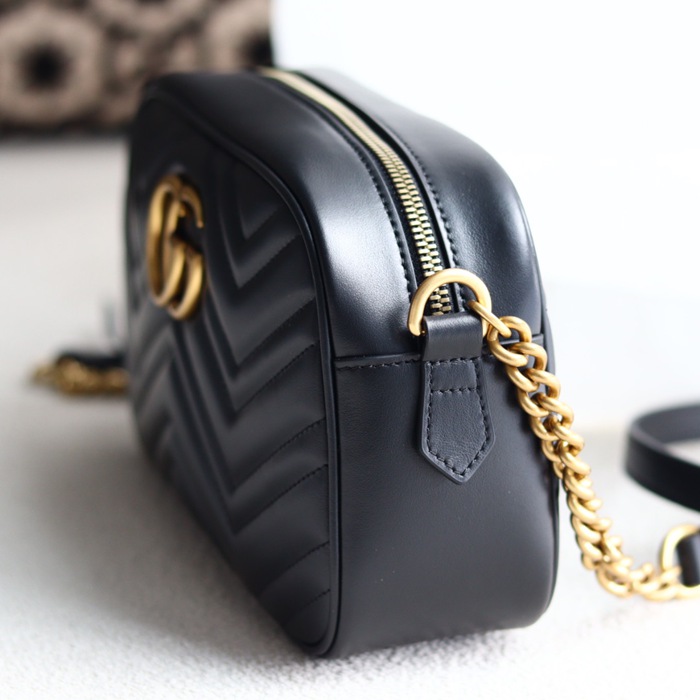 GUCCI 447632 ハンドバッグ GG、マルモント 24x13cm サイズ:24x13cm
