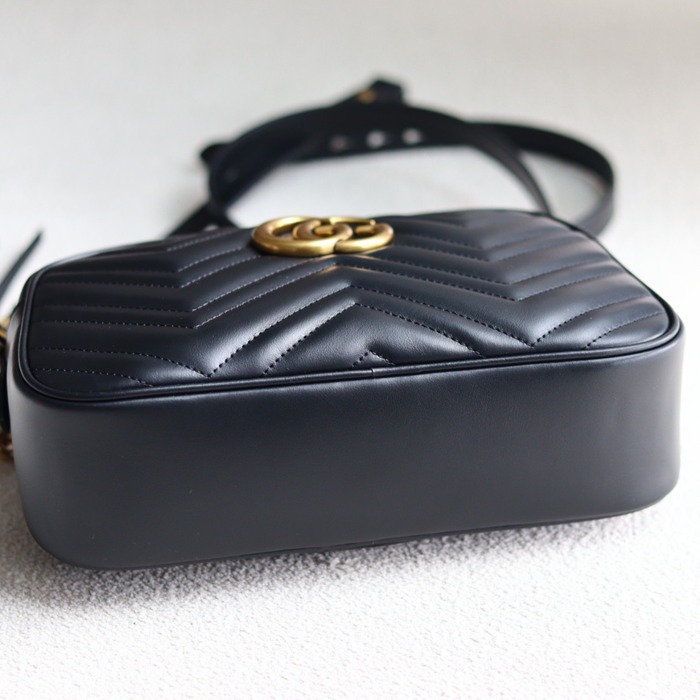GUCCI 447632 ハンドバッグ GG、マルモント 24x13cm サイズ:24x13cm