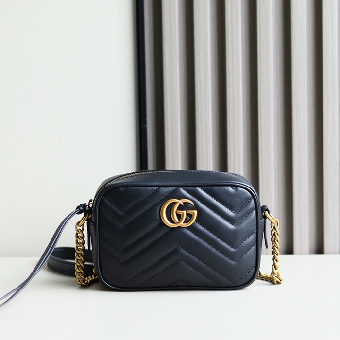 GUCCI 448065 ハンドバッグ GG、マルモント 18x12cm サイズ:18x12cm