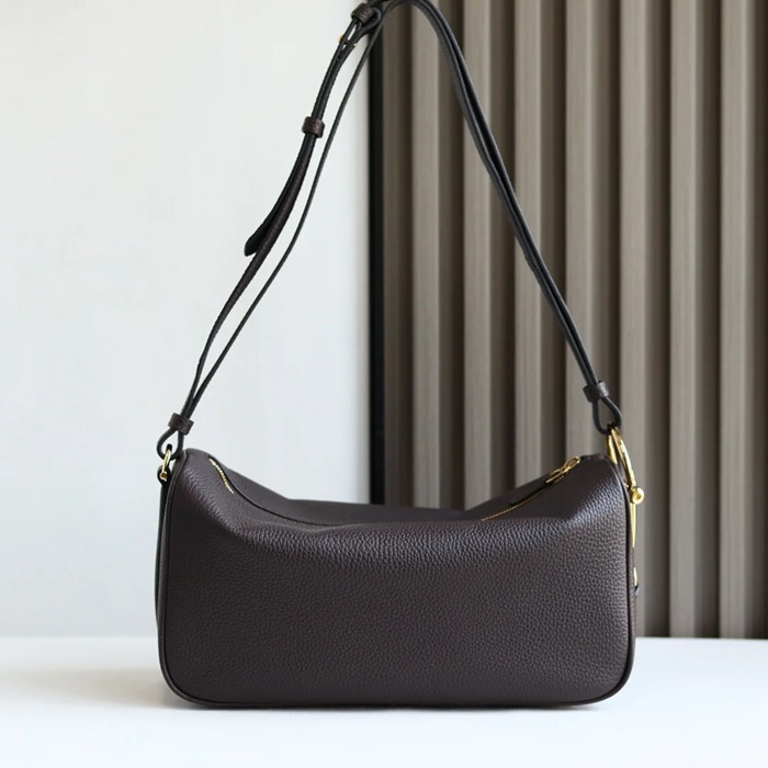 GUCCI 860787 カーフレザー、レザー ブラウン ショルダーバッグ 馬銜 32x17x12cm サイズ:32x17x12cm