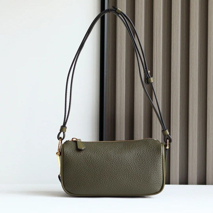 GUCCI 860784 カーフレザー、レザー グリーン、ブラウン、ゴールド ハンドバッグ 馬銜、クラシック 20x19cm サイズ:20x19cm