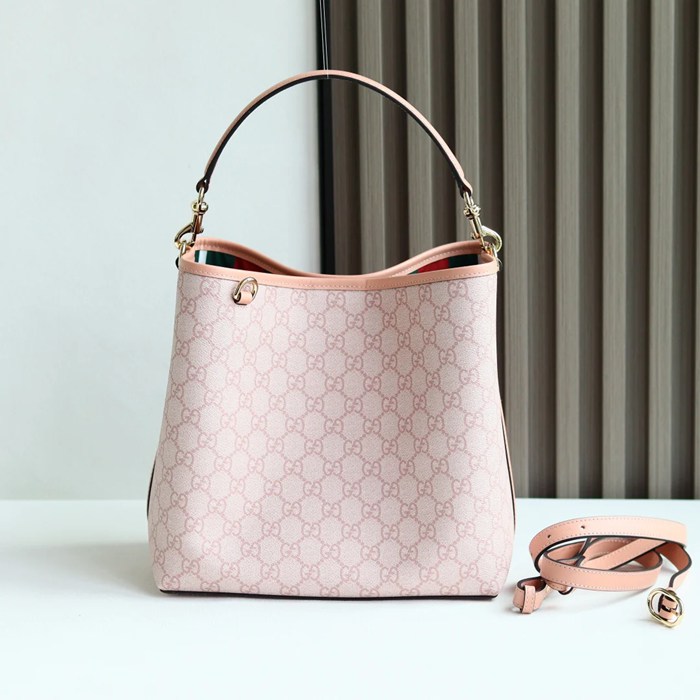 GUCCI 815103 ピンク ハンドバッグ 25x16cm サイズ:25x16cm