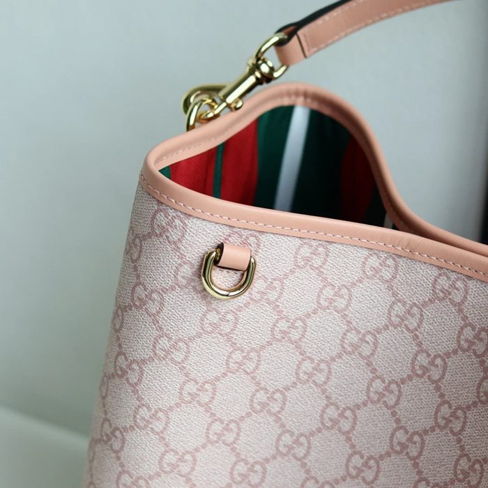 GUCCI 815103 ピンク ハンドバッグ 25x16cm サイズ:25x16cm