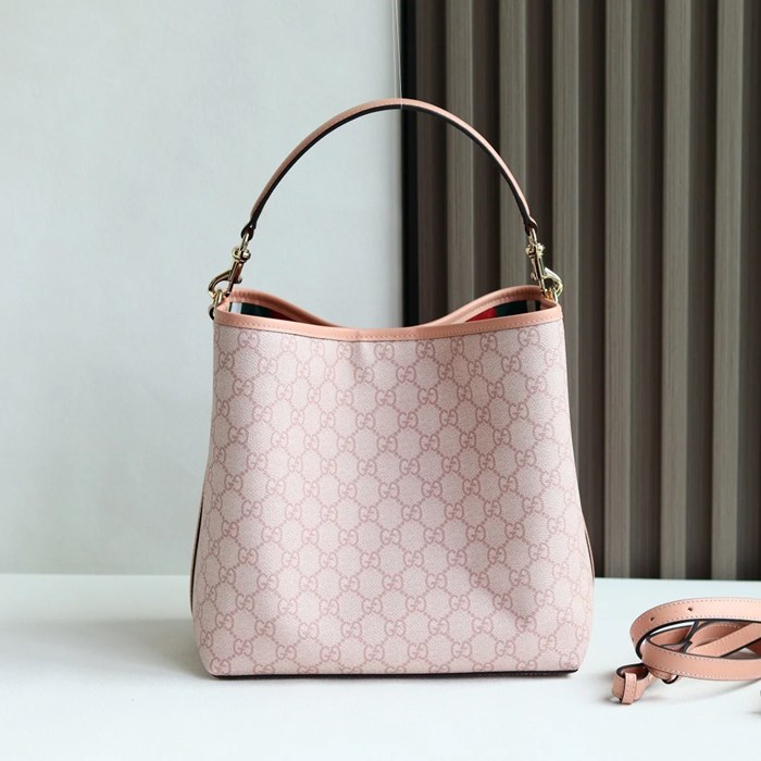 GUCCI 815103 ピンク ハンドバッグ 25x16cm サイズ:25x16cm