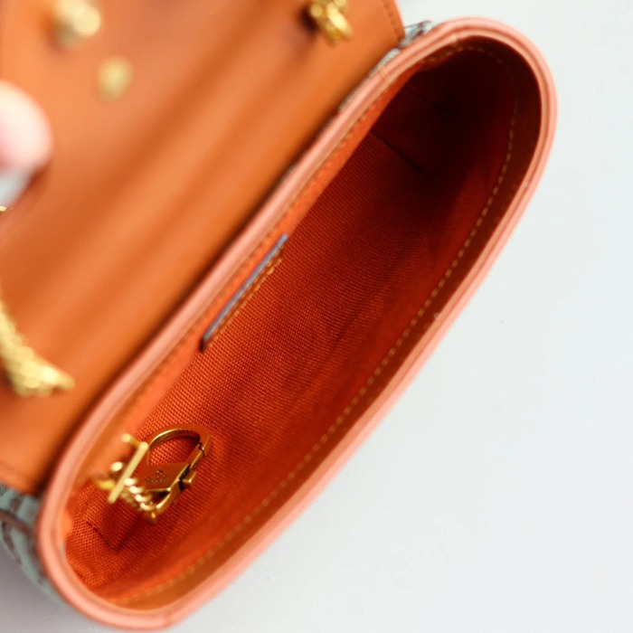 GUCCI 783141 カーフレザー、キャンバス 斜め掛けバッグ、ショルダーバッグ 16x10cm サイズ:16x10cm