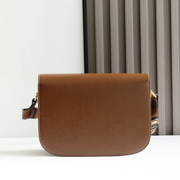 GUCCI 602204 ブラウン 斜め掛けバッグ 馬銜 25x18cm サイズ:25x18cm