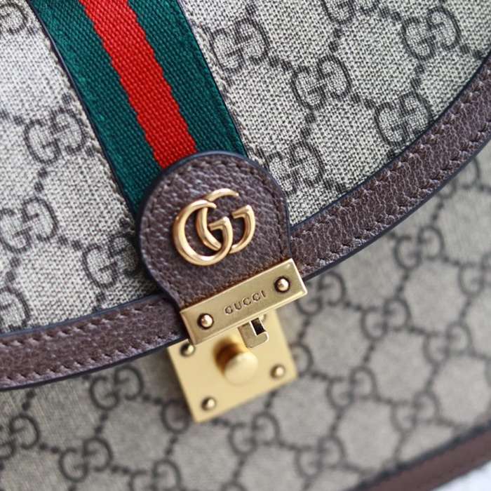 GUCCI 651055 キャンバス 斜め掛けバッグ、ハンドバッグ、ハンドバッグ オフィディア、GG、クラシック 25x18cm サイズ:25x18cm