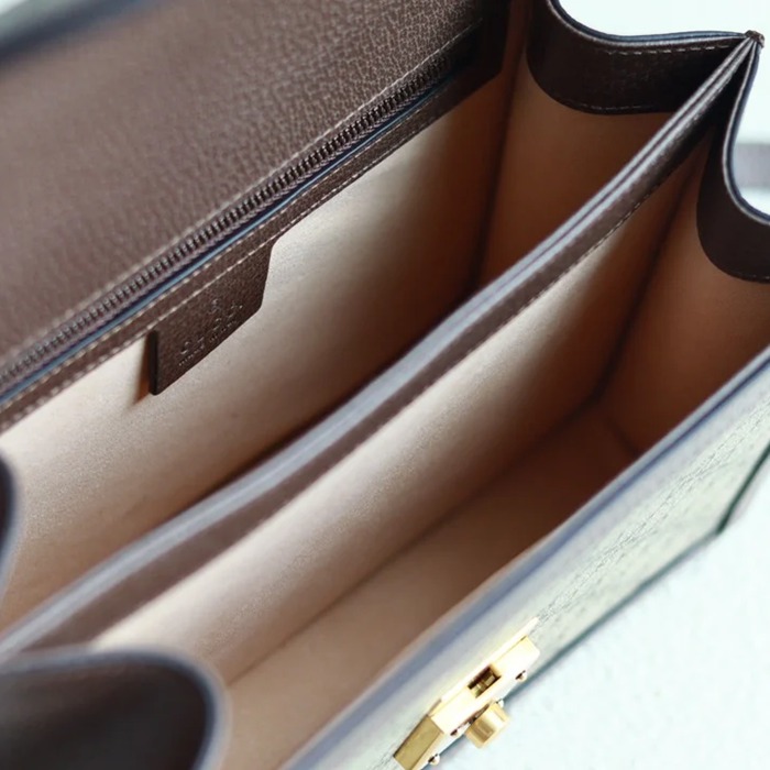 GUCCI 651055 キャンバス 斜め掛けバッグ、ハンドバッグ、ハンドバッグ オフィディア、GG、クラシック 25x18cm サイズ:25x18cm