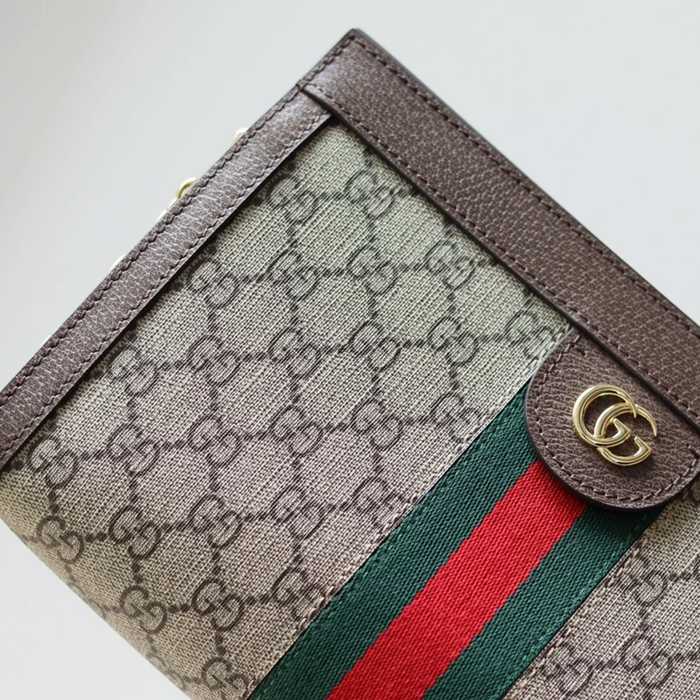 GUCCI 503877 キャンバス、レザー 斜め掛けバッグ、ハンドバッグ オフィディア、GG 26x17cm サイズ:26x17cm