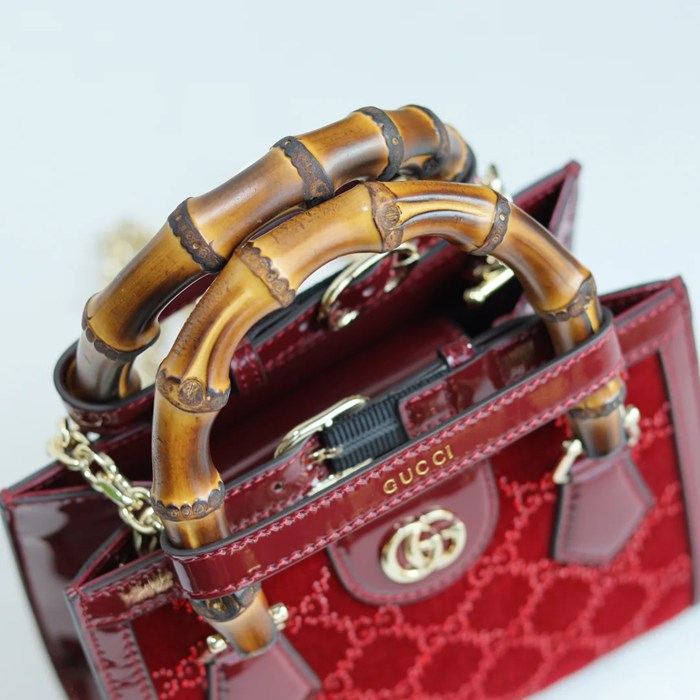 GUCCI 675800 カーフレザー、ラムレザー 斜め掛けバッグ、チェーンバッグ GG 20x16x10cm サイズ:20x16x10cm