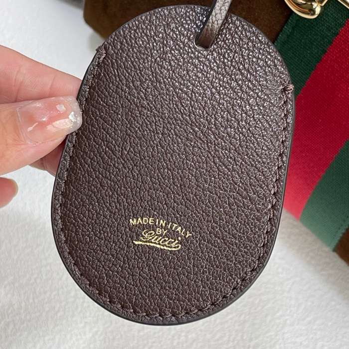 GUCCI 866732 レザー ブラウン 斜め掛けバッグ、ハンドバッグ 28x15x10cm サイズ:28x15x10cm