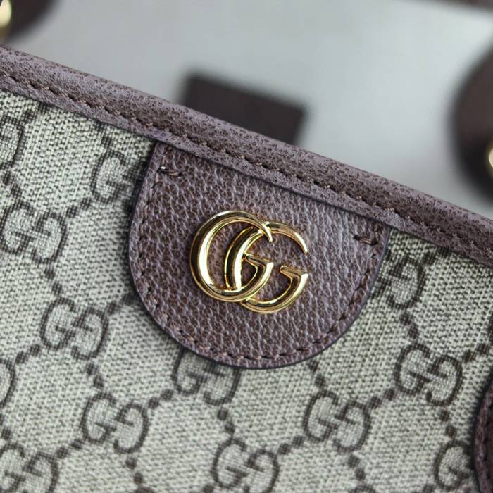 GUCCI 739730 レザー ブラウン トートバッグ、ショルダーバッグ、ハンドバッグ オフィディア 38x28x15cm サイズ:38x28x15cm