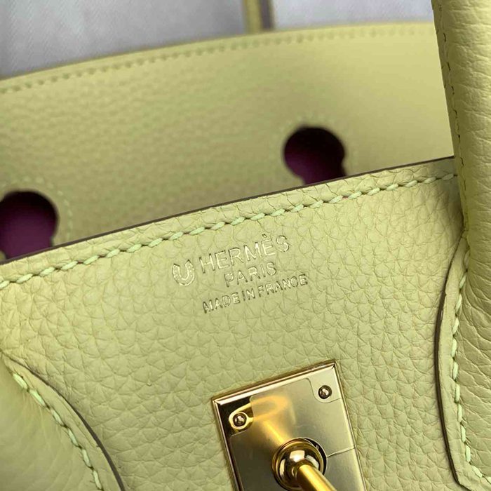 HERMES バーキン 25cm カーフスキン 桜ピンク ハンドバッグ 高級感 金具ゴールド 25cm Birkin 25cm サイズ:25cm
