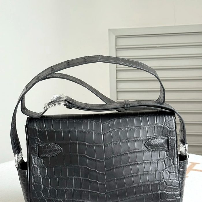 HERMES ケリー 25cm ラムレザー ショルダーバッグ 25cm Kelly 25cm サイズ:25cm